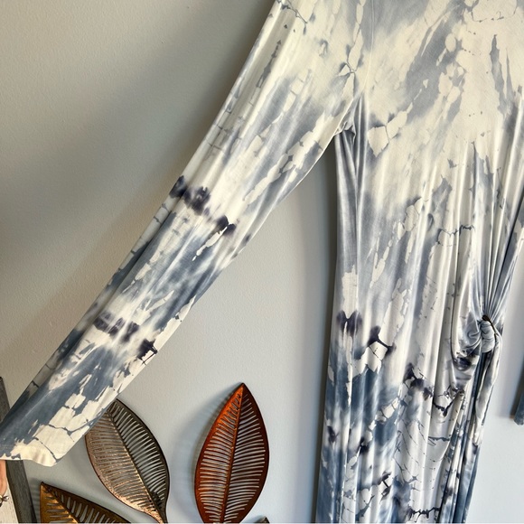 Young Fabulous & Broke tie dye long sleeve maxi dress M4 - Picture 2 of 5